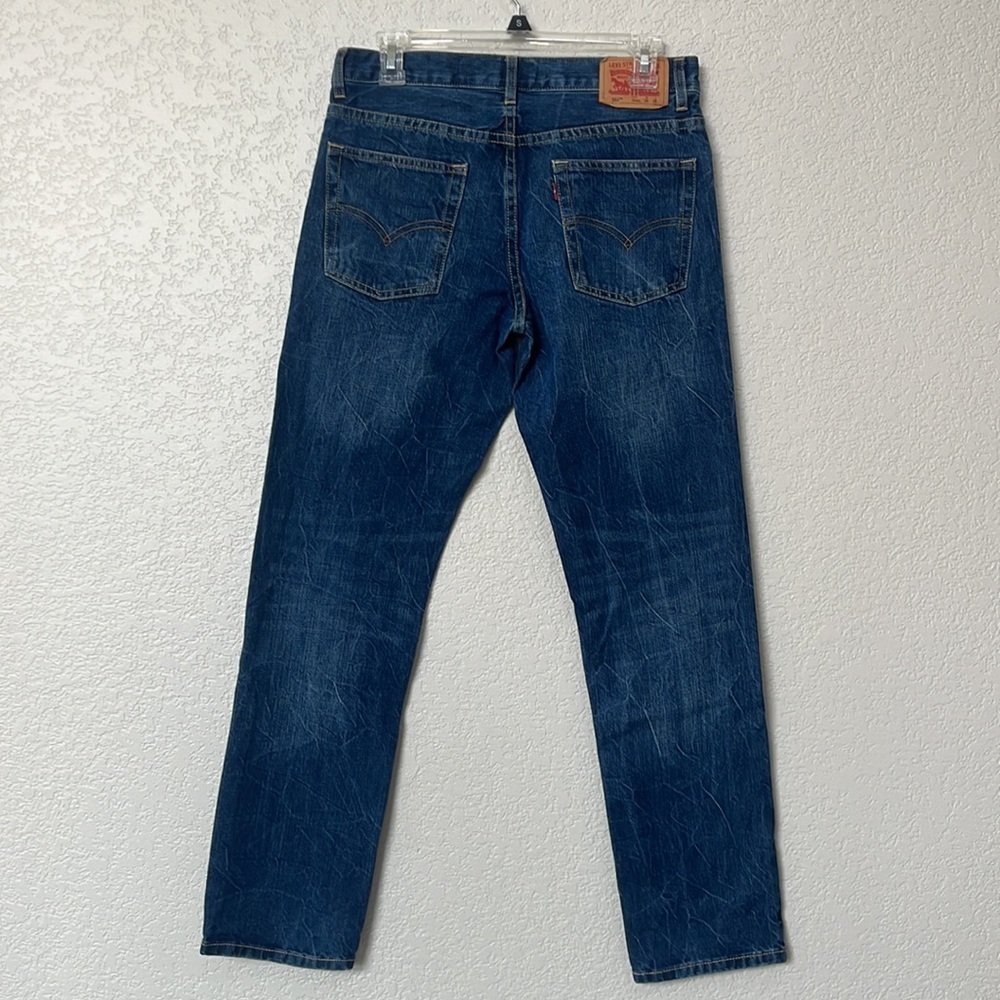 Levi's Denim Jean Regular Taper Distressed Blue size 16 - Picture 8 of 12